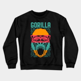 Retro Gorilla Savage Crewneck Sweatshirt